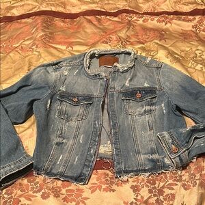 Distressed Denim Jacket